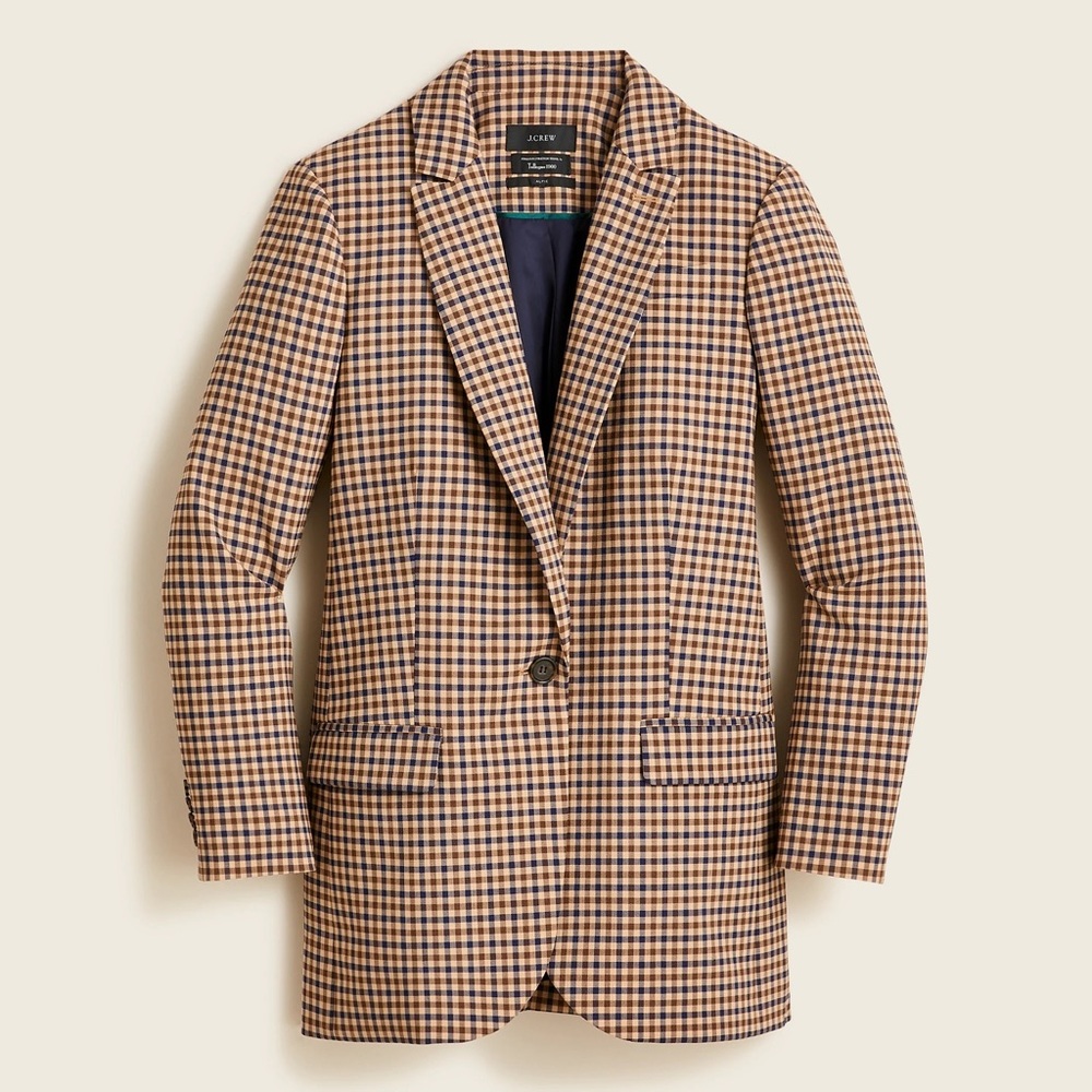 J. Crew Plaid Blazer